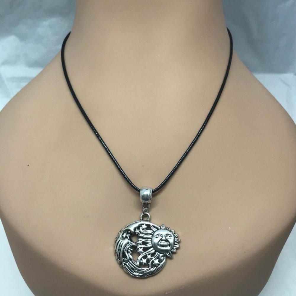 Celestial Sun ☀️ Moon 🌝 Star ⭐️ Pendant Medallion
